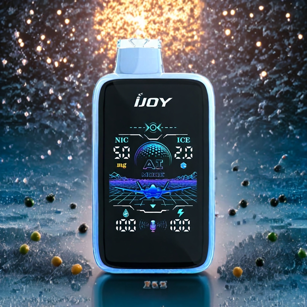 Bleu Framboise Glacée IJOY Uranus Mate 40000 Puffs Belgique Grossiste ICE3 1100MAH
