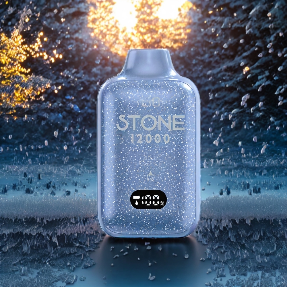 Bleu Framboise Glacée LIO Stone 12000 Puffs Belgique Grossiste 18ML 30mg/50mg