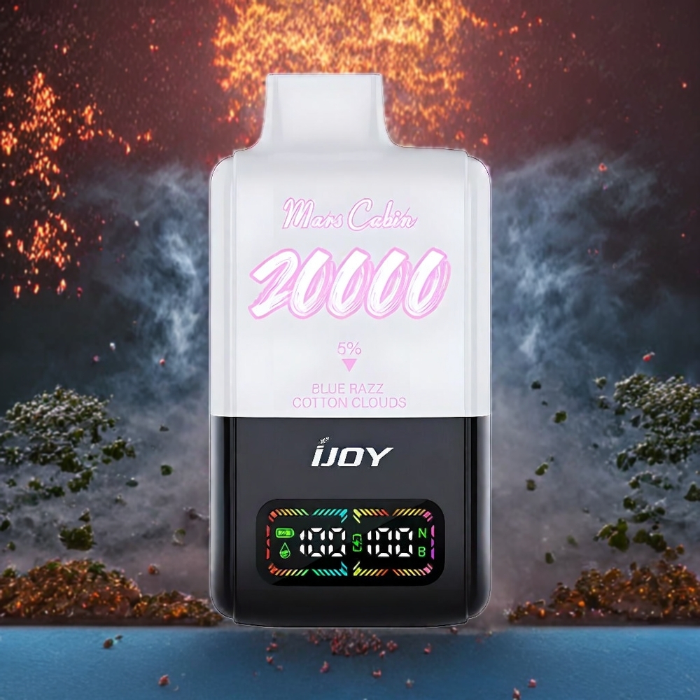 Bleu Framboise IJOY Mars Cabin 20000 Puffs Belgique Grossiste 20ML 850 mAh