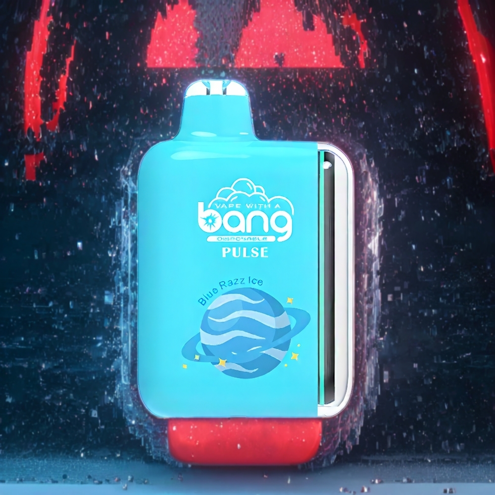 Bleu Framboise Menthol Bang Pulse 18000 Puffs Belgique Grossiste 26ml 10 ohm