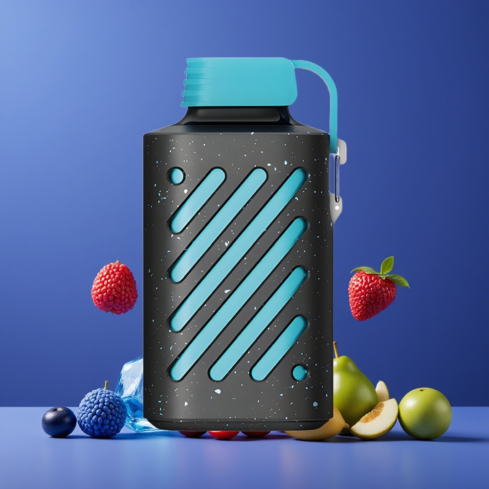 Bleu Framboise Mentholé VOZOL GEAR 10000 Puffs Belgique Grossiste 20 ml E-liquid Capacity