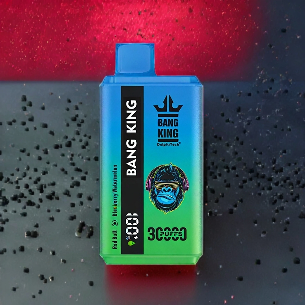 Bleu Red Bull Myrtille Pastèque Bang King 30000 Puffs 36ml Belgique Grossiste Type-C