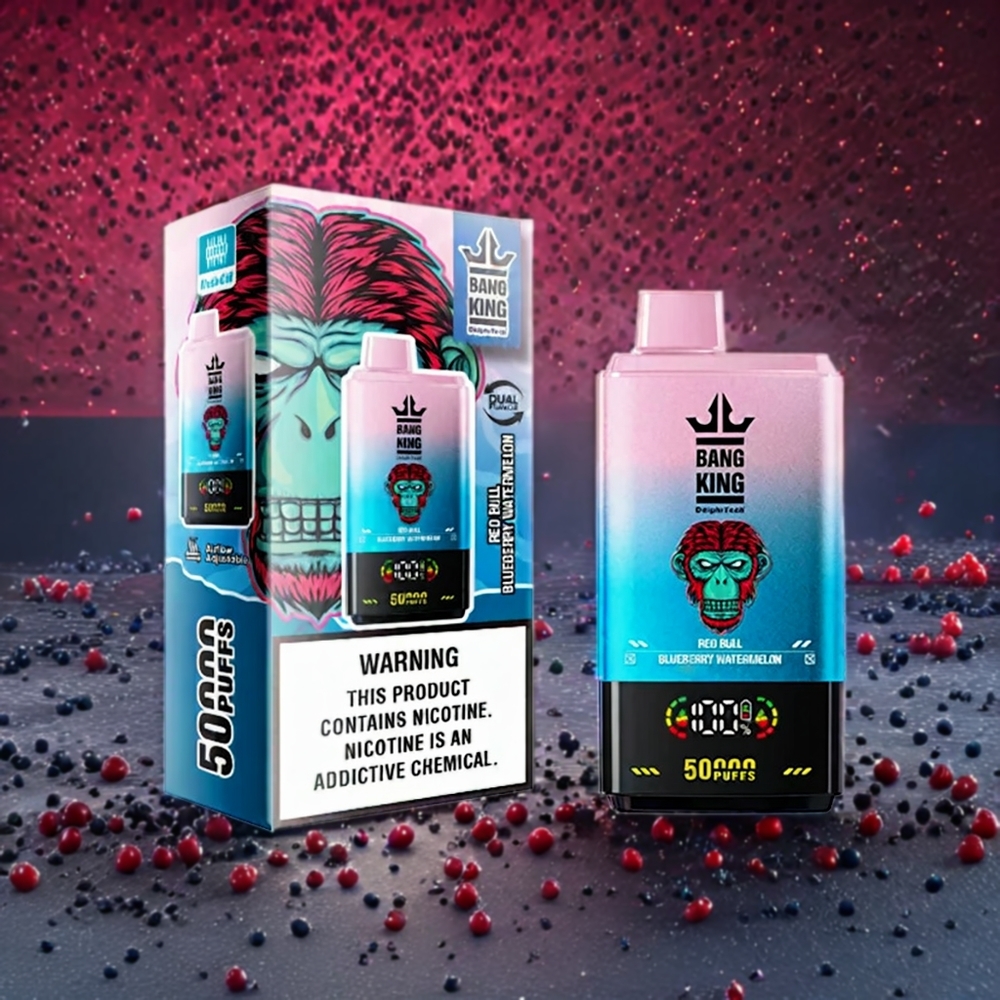 Bleu Red Bull Pastèque Bang King 50000 Puffs 850mAh Belgique Grossiste