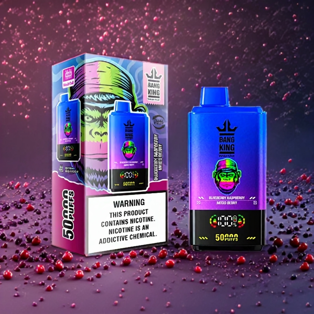 Bleuet Framboise Baies Mixtes Bang King 50000 50ml Belgique Grossiste 850mAh