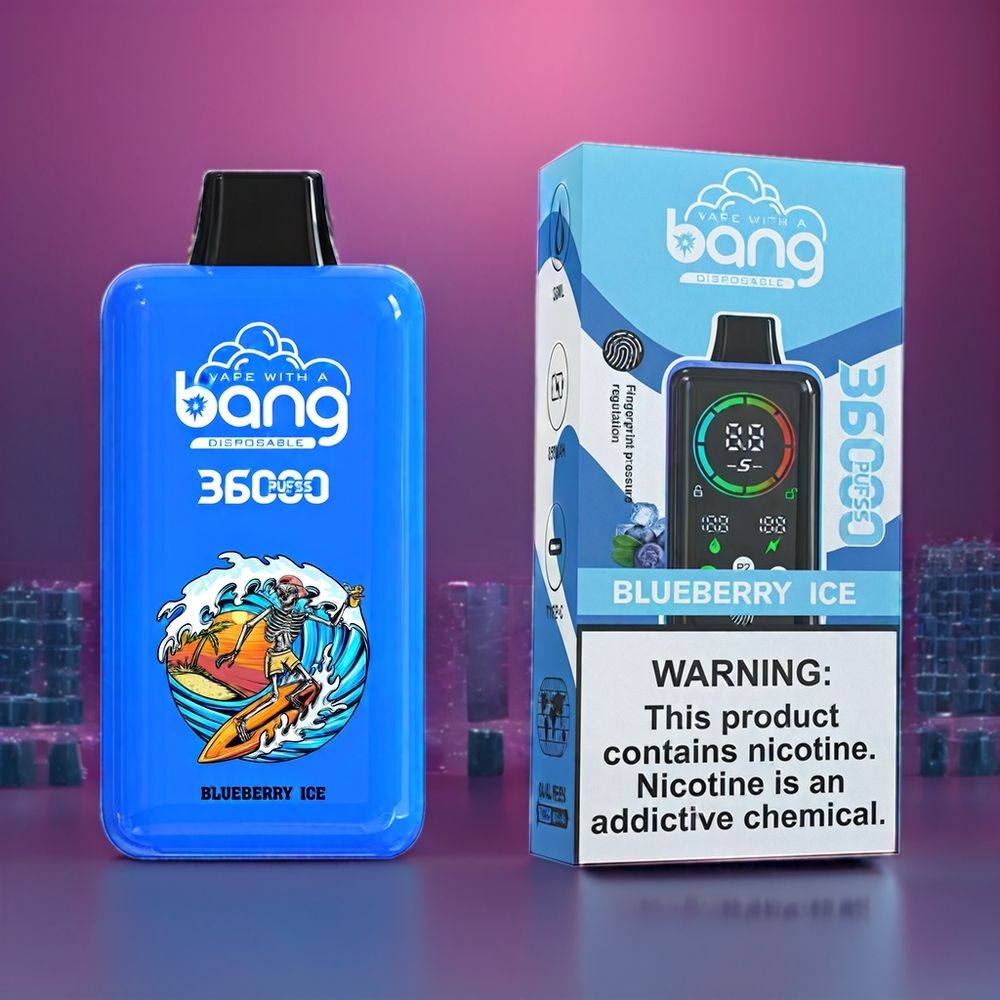 Bleuet Glacé Bang Power 36000 Puffs Belgique Grossiste 36ml 5