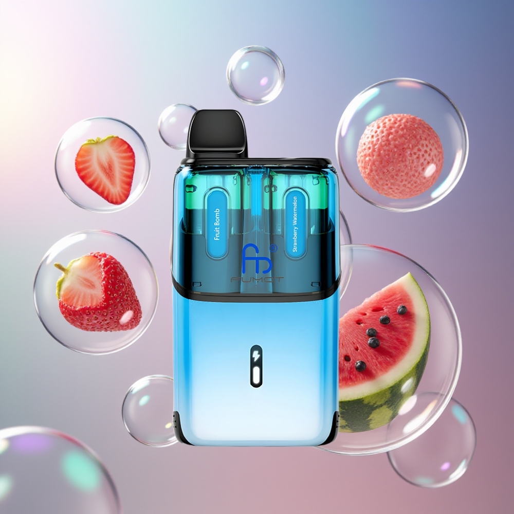 Bomb Fruit  Pastèque-Fraise Fumot Ultra T32000 32000 Puffs 24ml Belgique Grossiste Charge Rapide Type-C