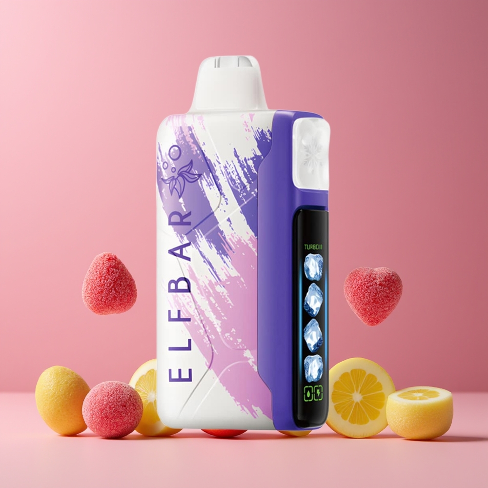 Bonbon Acidulé Juteux ELF BAR Ice King 40000 Puffs Belgique Grossiste 20ml 5 Nicotine