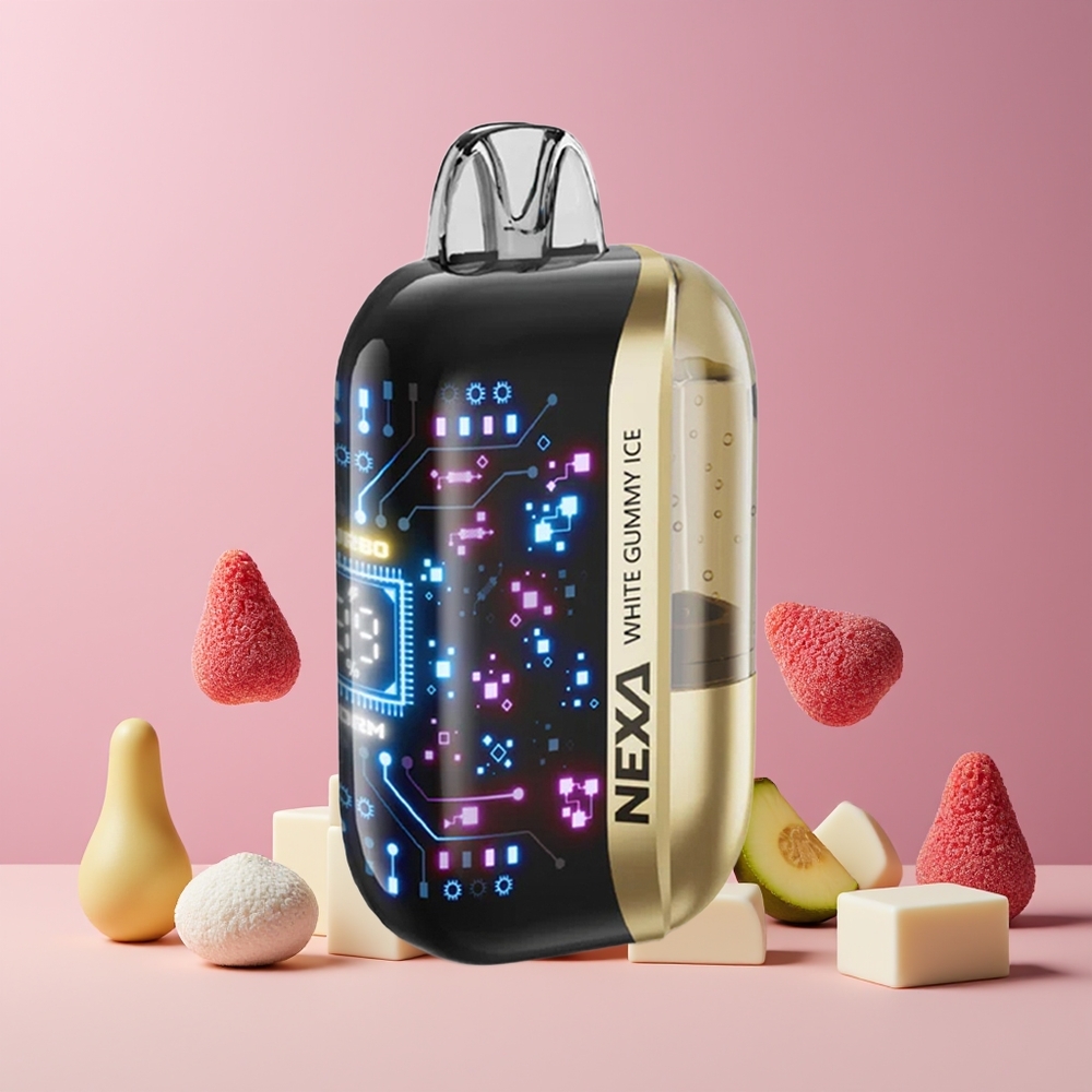 Bonbon Blanc Givré NEXA Ultra 50000 Puffs Belgique Grossiste 20ml 5