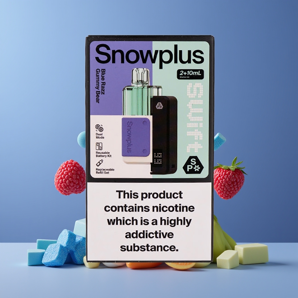 Bonbon Bleu Gummy Bear Snowplus Swift 5000 Puffs Belgique Grossiste Dual Mesh 1000 mAh