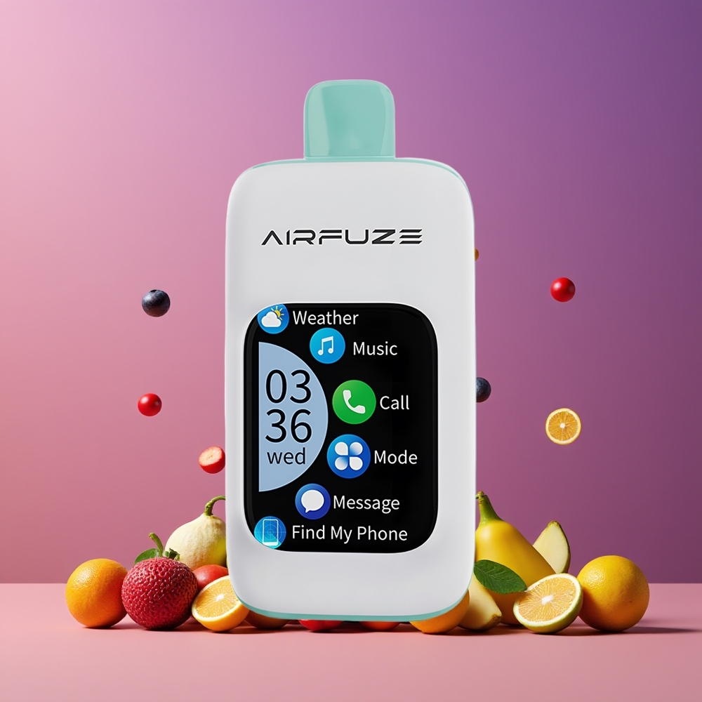Burst Fruit Arc-en-Ciel AirFuze Smart 30000 Puffs Belgique Grossiste 5 Nicotine 900mAh