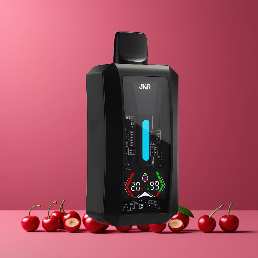 Cerise Baie JNR Tank Pro 33000 Puffs 28ml Belgique Grossiste Dual Mesh Coil