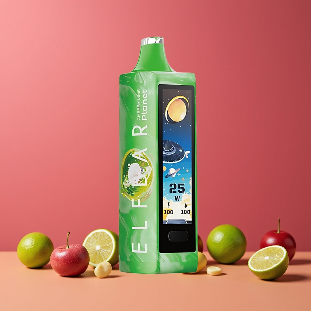 Cerise Citron Vert ELF BAR Planet 25000 Puffs Belgique Grossiste Rechargeable 18ml
