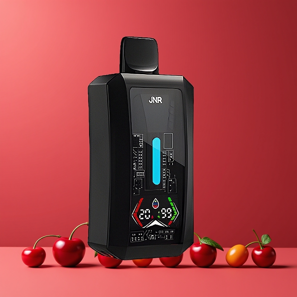 Cerise Cola JNR Tank Pro 33000 Bouffées Belgique Grossiste 28ml 2 Nicotine