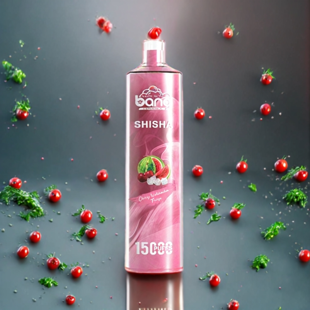 Cerise Pastèque Bang Shisha 15000 Puffs Belgique Grossiste 23ml Type-C