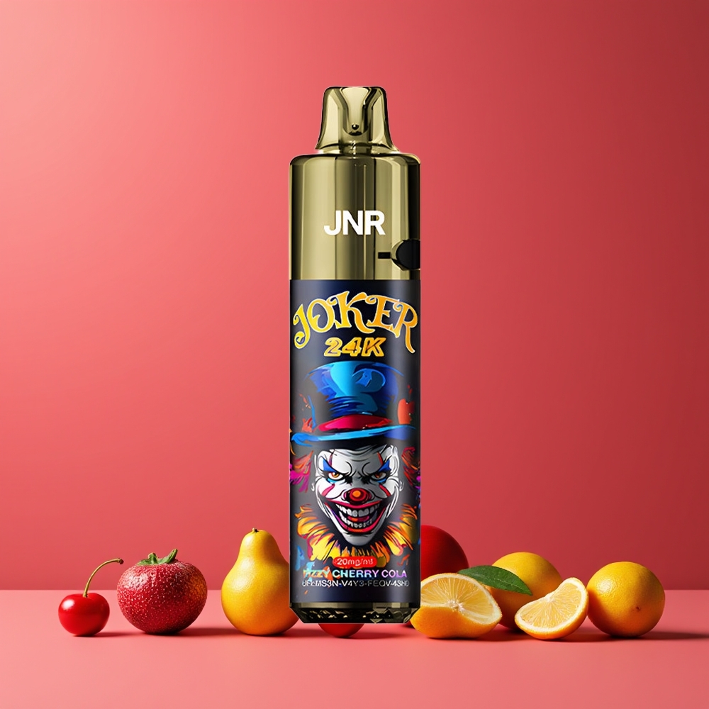 Cerise Pétillante Cola JNR Joker 24000 Puffs Belgique Grossiste 2 Nicotine 800mAh
