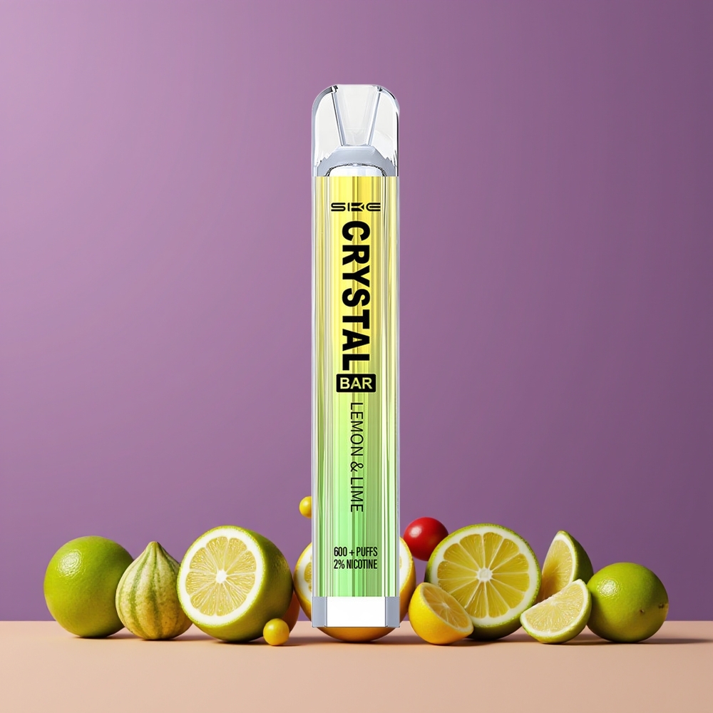 Citron  Lime SKE Crystal Bar 600 Puffs Belgique Grossiste 2 500mAh
