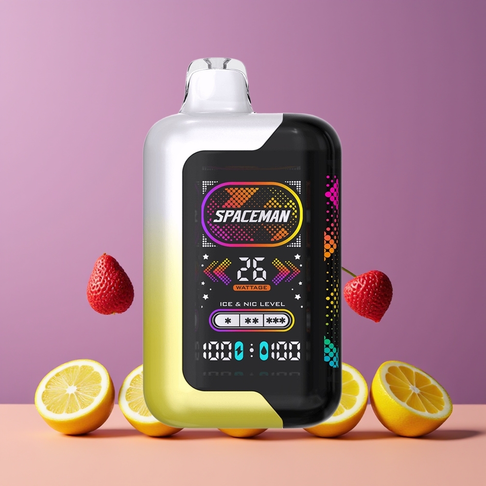Citron Pop SPACEMAN SP40000 Double 20ml Belgique Grossiste 1000mAh 50mg/ml
