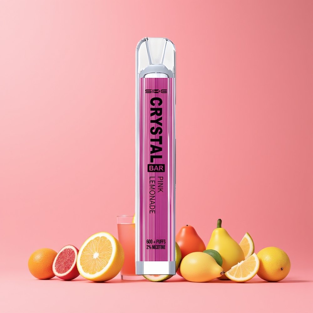 Citron Rose SKE Crystal Bar 600 Puffs Belgique Grossiste 0 20ml