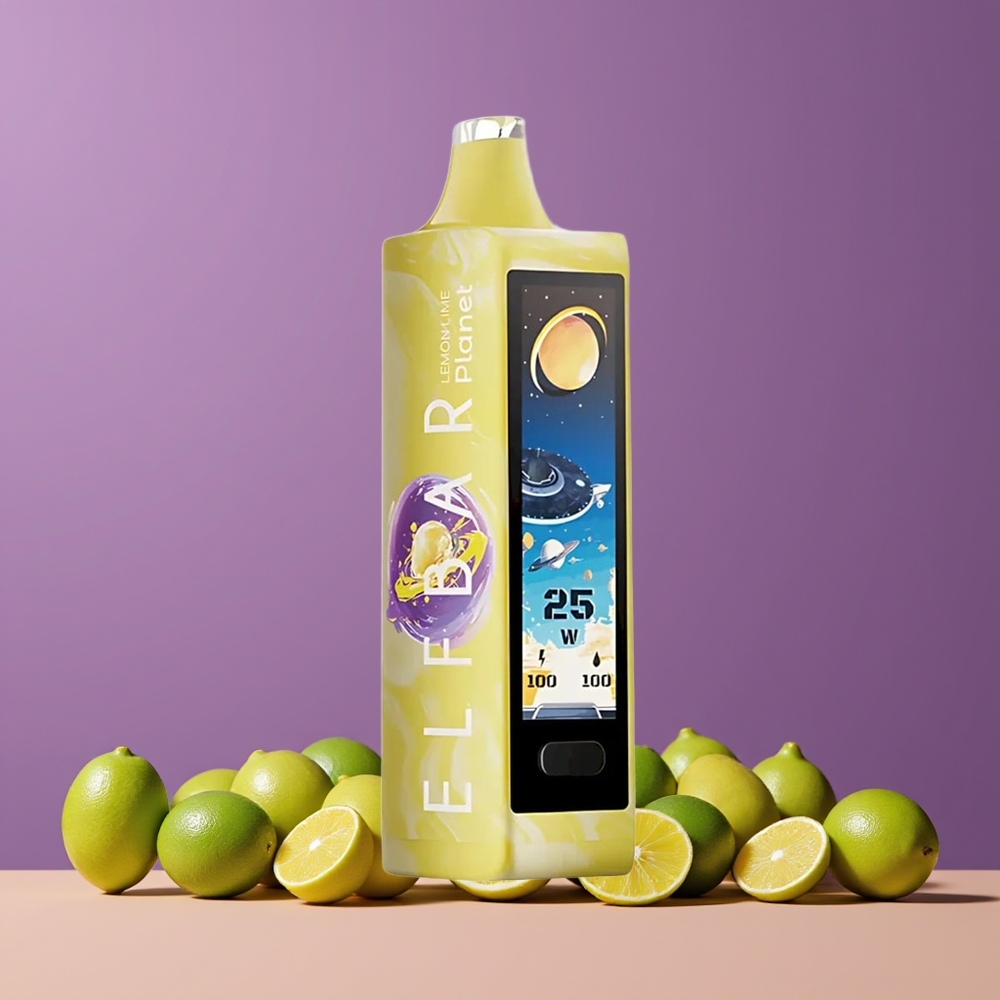 Citron Vert Lime ELF BAR Planet 25000 Puffs Belgique Grossiste 18ml Mesh