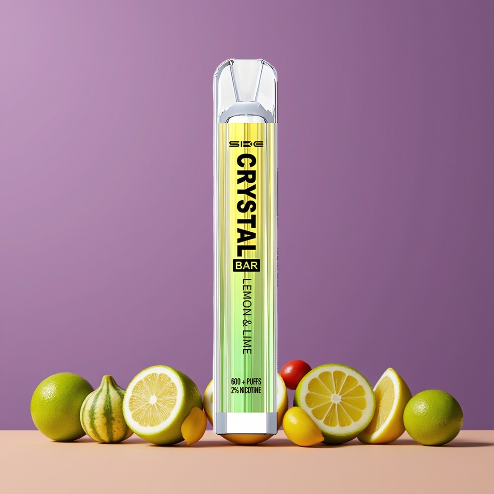 Citron et Citron Vert SKE Crystal Bar 600 Puffs Belgique Grossiste 0 500mAh