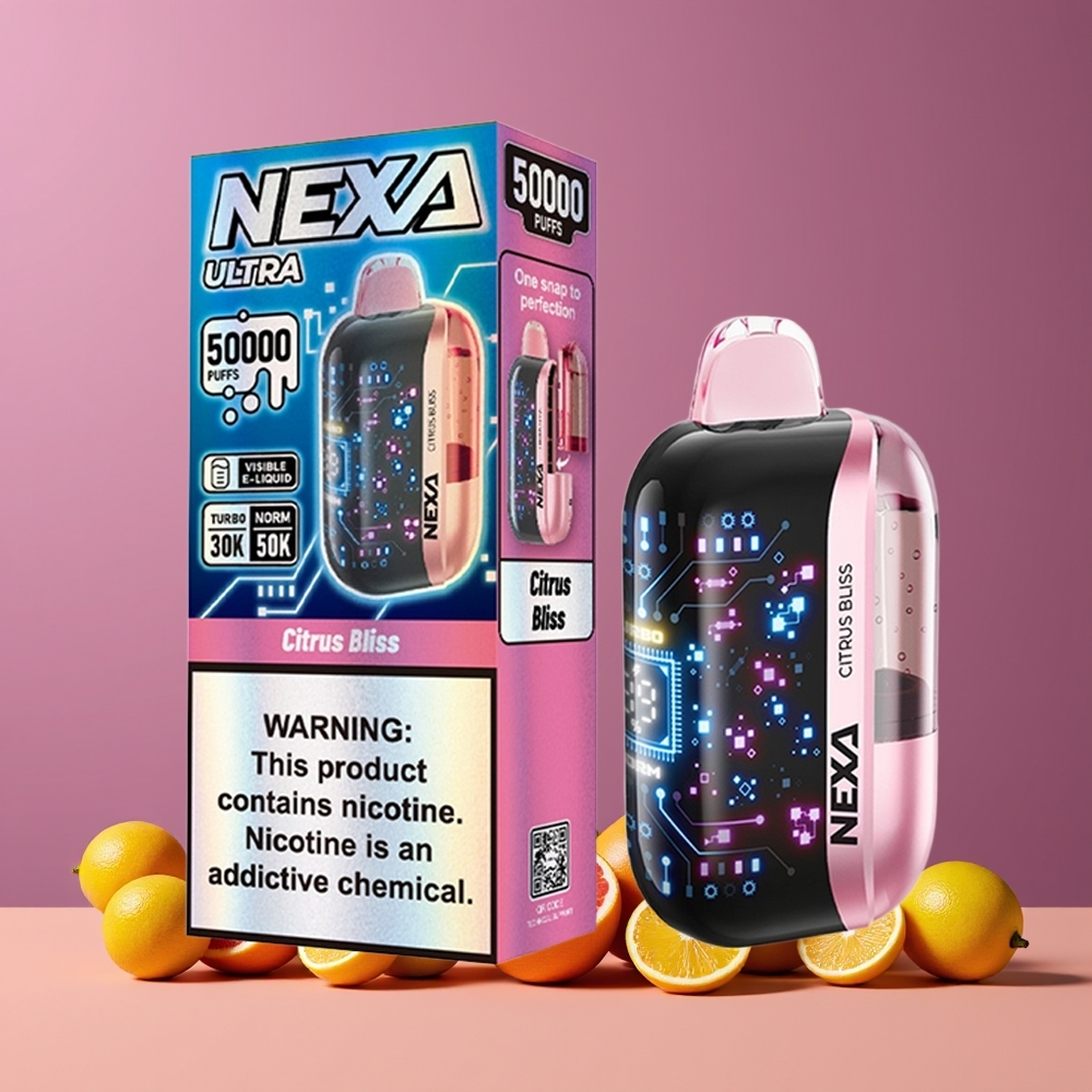 Citron Éclat NEXA Ultra 50000 Puffs Belgique Grossiste 20ml 5