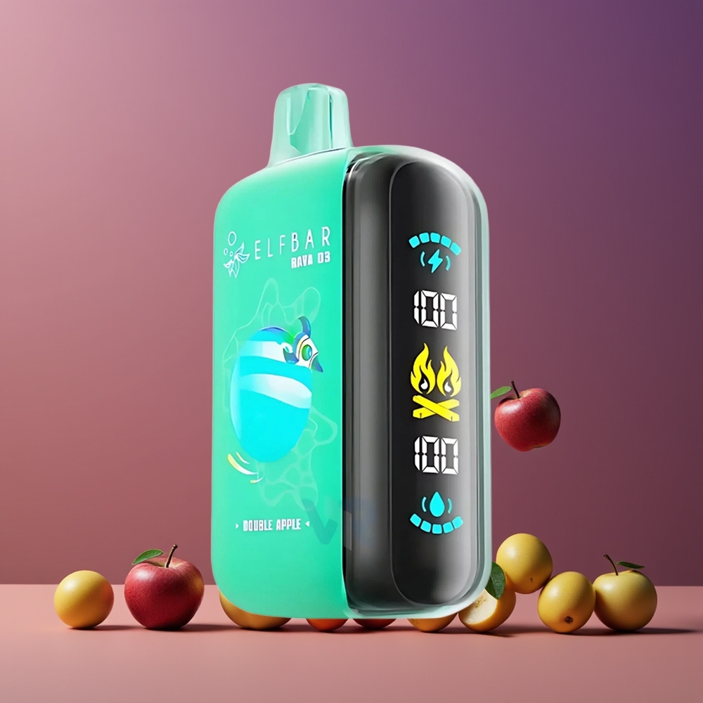 Double Pomme ELF BAR RAYA D3 25000 Puffs Belgique Grossiste 23ml 850mAh