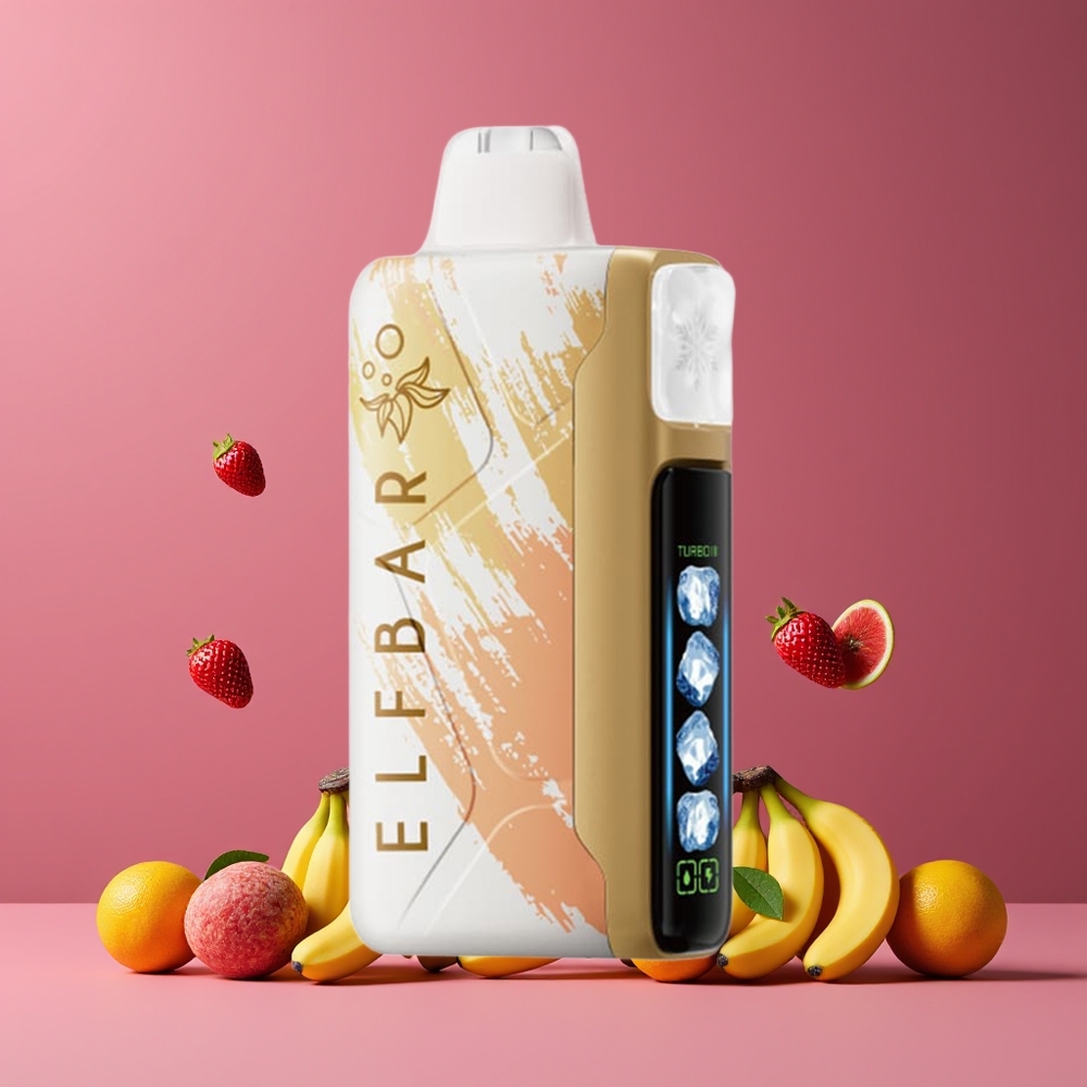 Dragon Fraise-Banane ELF BAR Ice King 40000 Puffs Belgique Grossiste 20ml 5 Nicotine