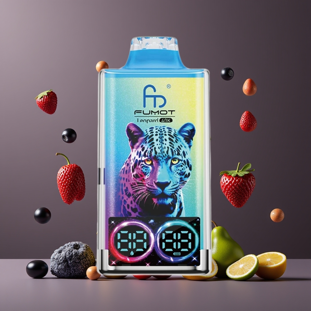 Dragon Noir Glace Fumot Leopard 40K Puffs Belgique Grossiste Dual Mesh 5 Nicotine