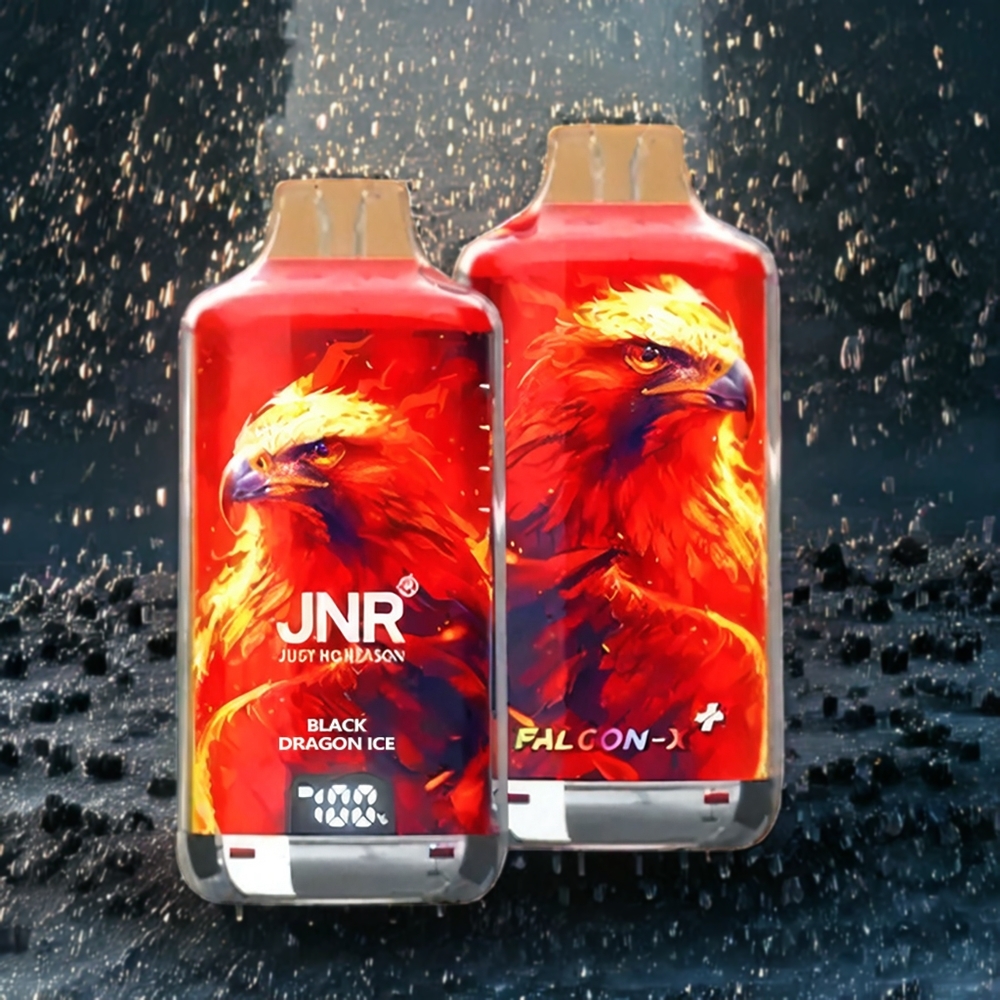Dragon Noir Glace JNR Falcon X⁺ 28000 Puffs Belgique Grossiste Rechargeable 950mAh