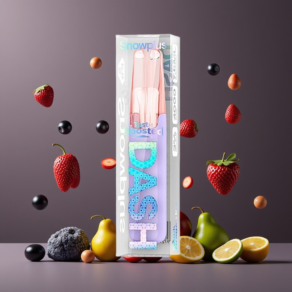 Dragon Noir Glace Snowplus Dash 4000 Puffs Belgique Grossiste 75 ml 5