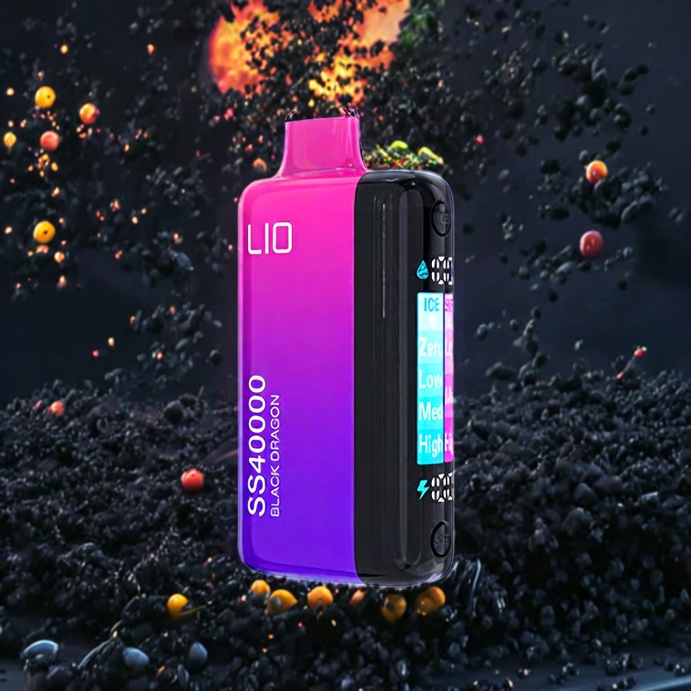 Dragon Noir IJOY LIO 40000 Puffs Belgique Grossiste 22ML 1100 mAh