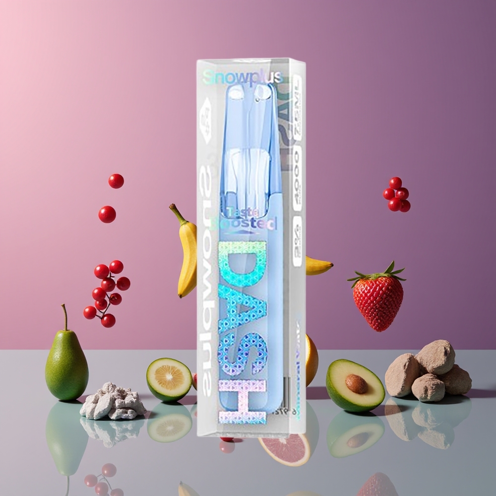 Eau Minérale Snowplus Dash 4000 Puffs Belgique Grossiste 75 ml 530 mAh