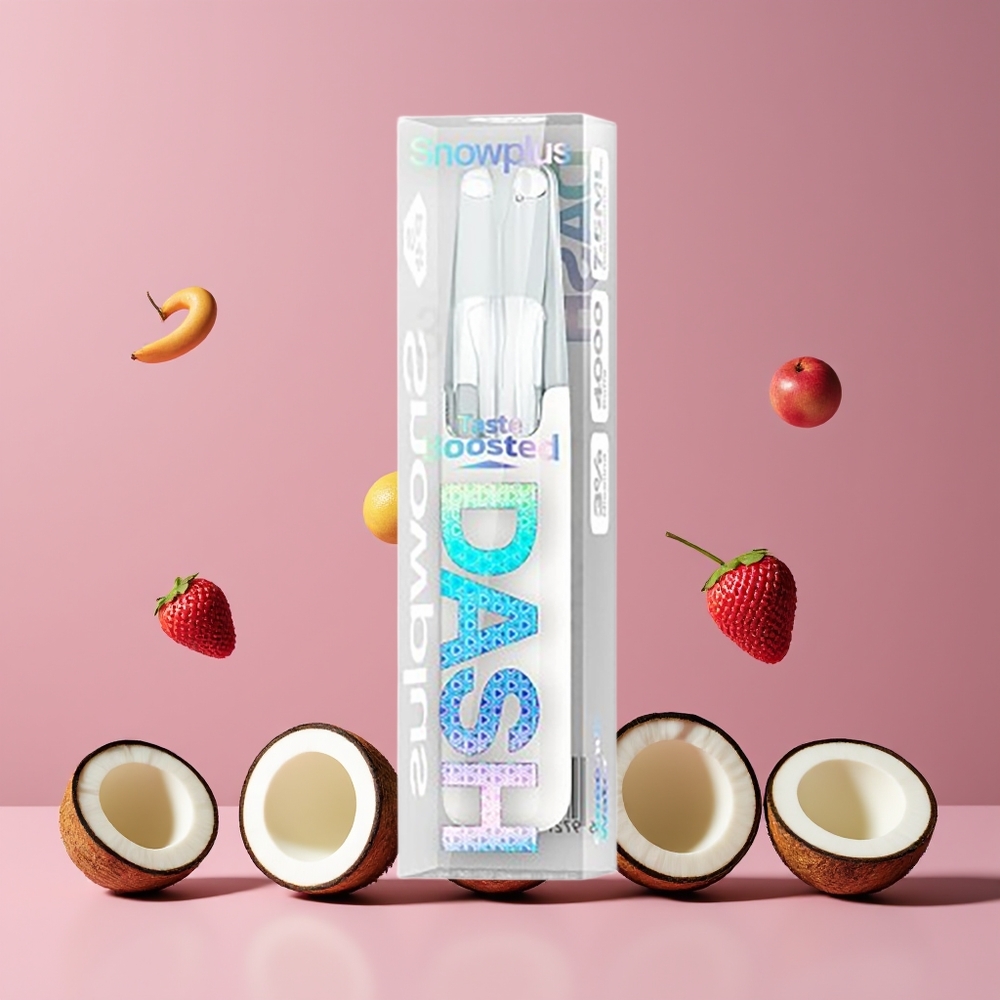 Eau de Coco Snowplus Dash 4000 Puffs Belgique Grossiste 75 ml 5