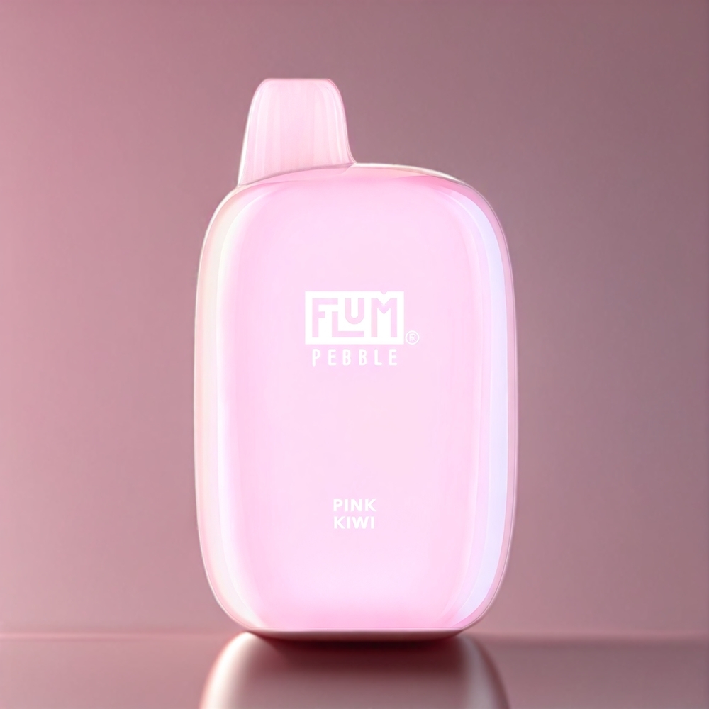 Flum Pebble 6000 Puffs Belgique Grossiste 10ml Kiwi Rose 5 Type-C Chargeur