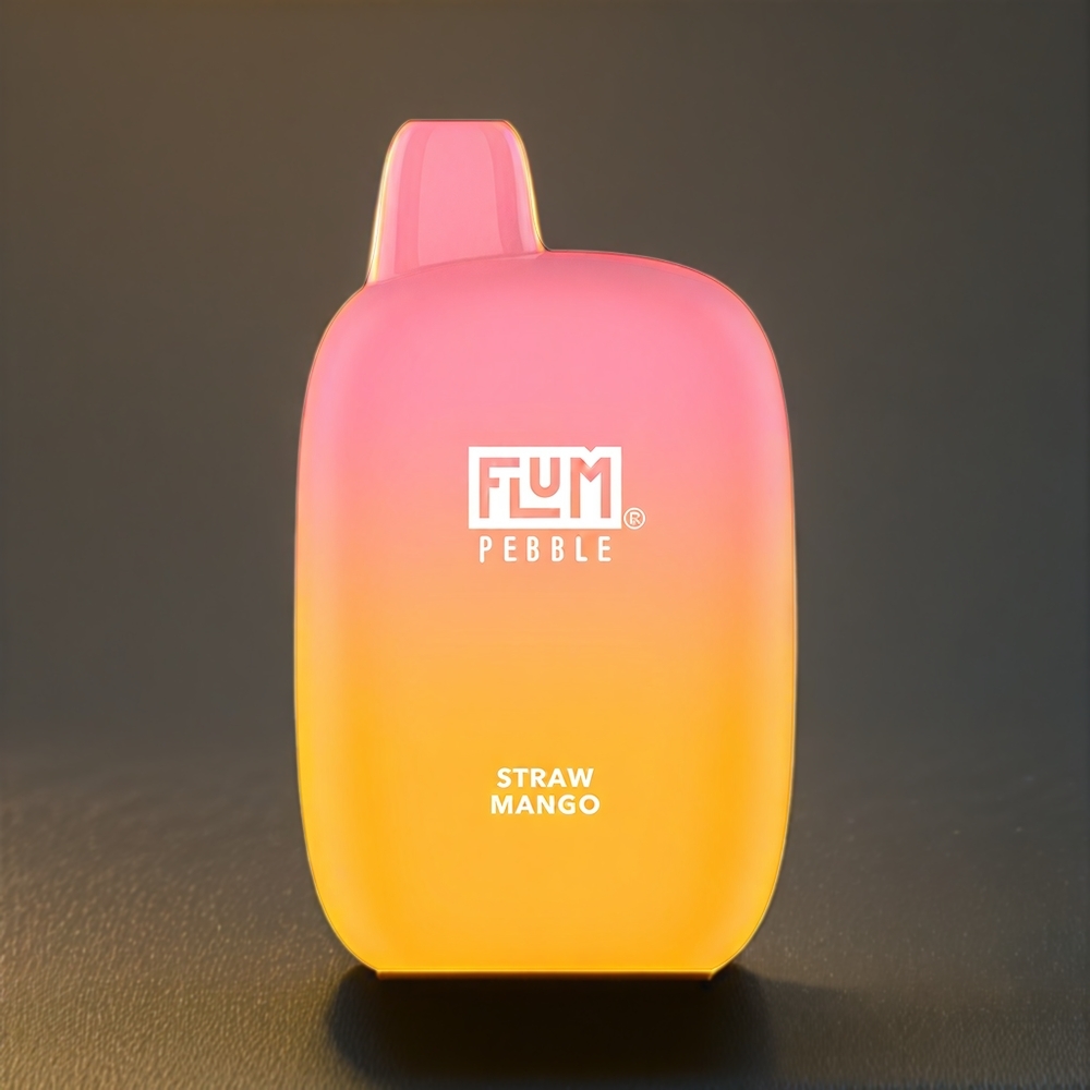 Flum Pebble 6000 Puffs Belgique Grossiste avec 10ml et Rechargeable Type-C - Mangue Fraise