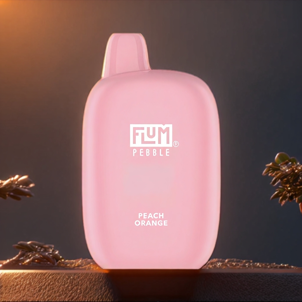 Flum Pebble Belgique Grossiste 6000 Puffs 10ml Pêche Orange Vape