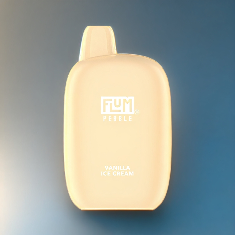 Flum Pebble Belgique Grossiste 6000 Puffs 10ml Vanille Glace