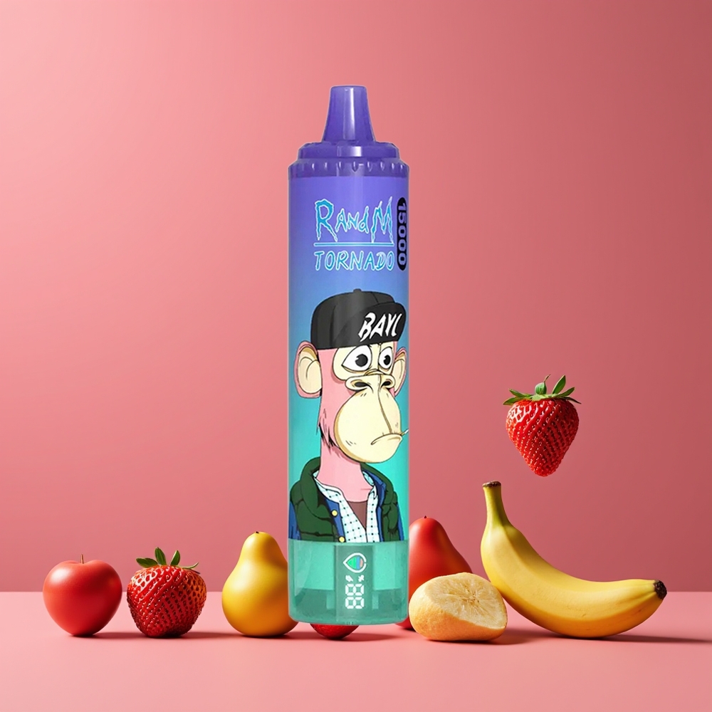 Banane aux fraises