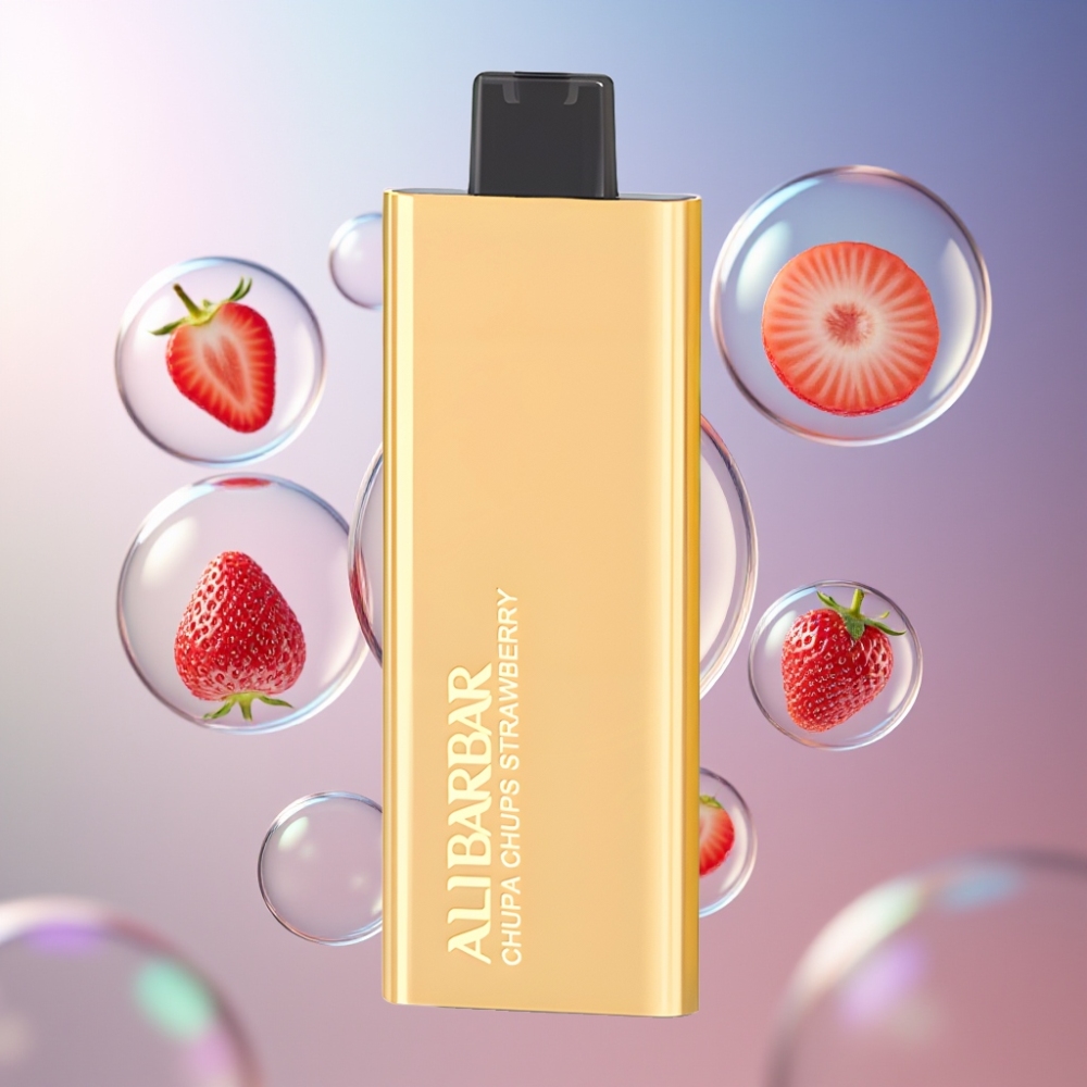 Fraise Chupa Chups Alibarbar Pandora 7000 Puffs 17 ml Belgique Grossiste 10 Ohm