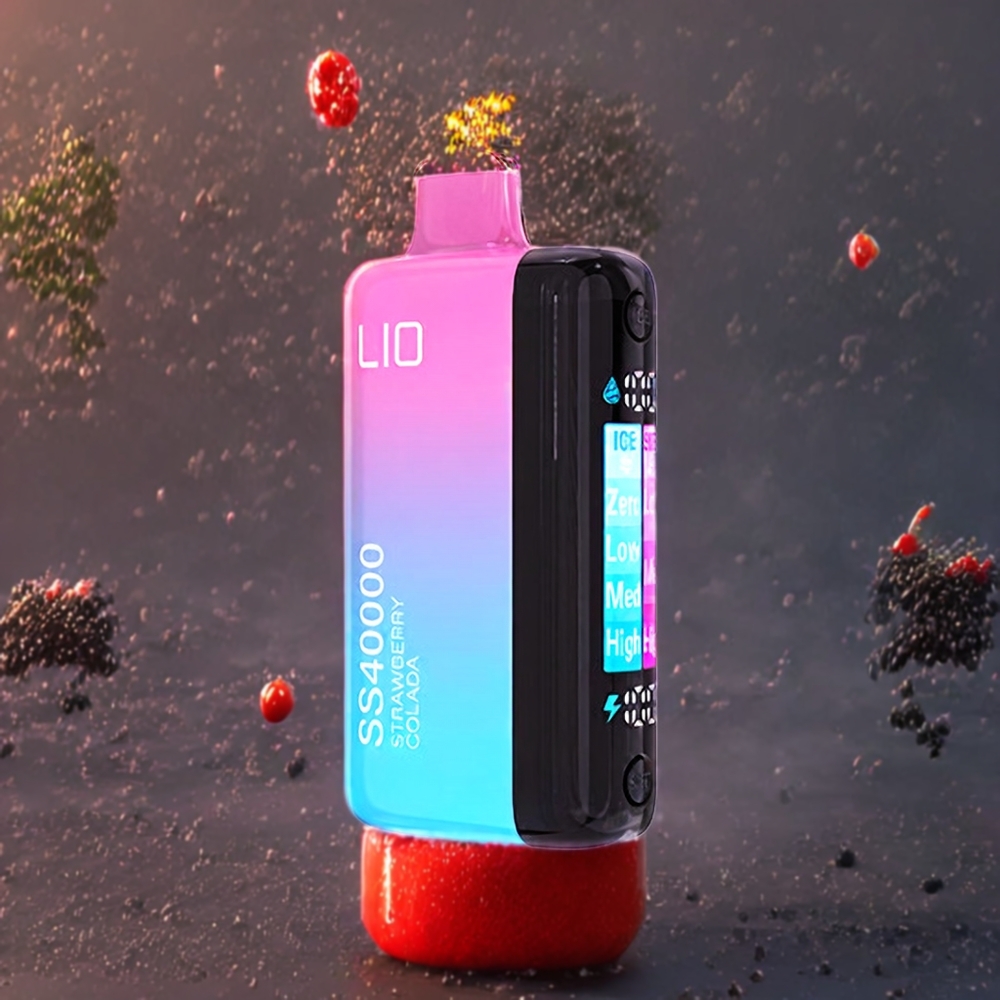 Fraise Colada IJOY LIO SS40000 40000 Bouffées Belgique Grossiste 22ML 1100 mAh