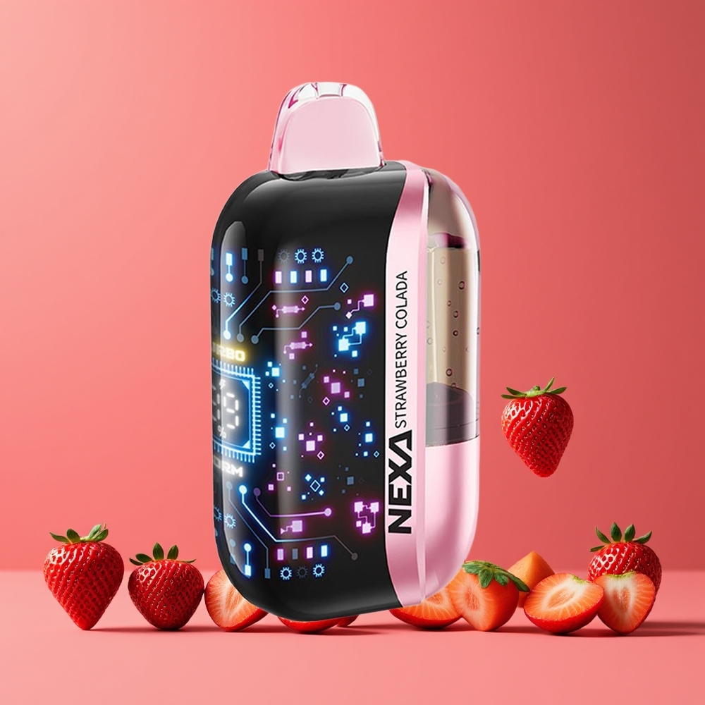 Fraise Colada NEXA Ultra 50000 Puffs Belgique Grossiste 20ml 800mAh