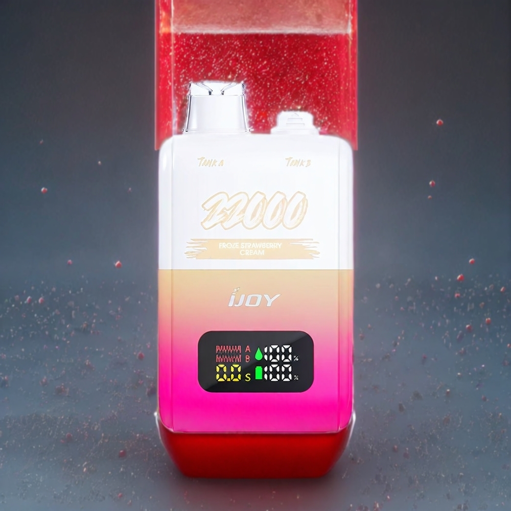 Fraise Crème Glacée IJOY SD 22000 Puffs Belgique Grossiste 15W 15ML15ML
