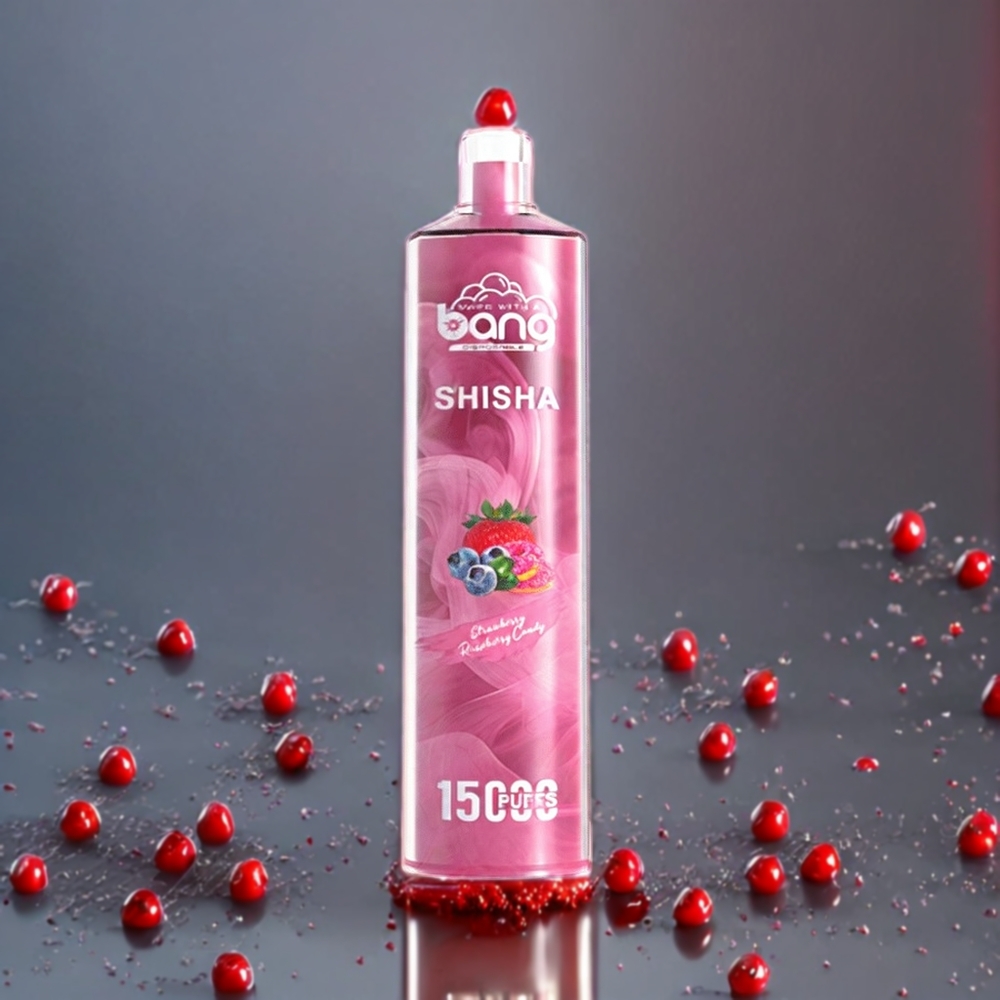 Fraise Framboise Bonbon Bang Shisha 15000 Puffs 23ml Belgique Grossiste DTL Technologie