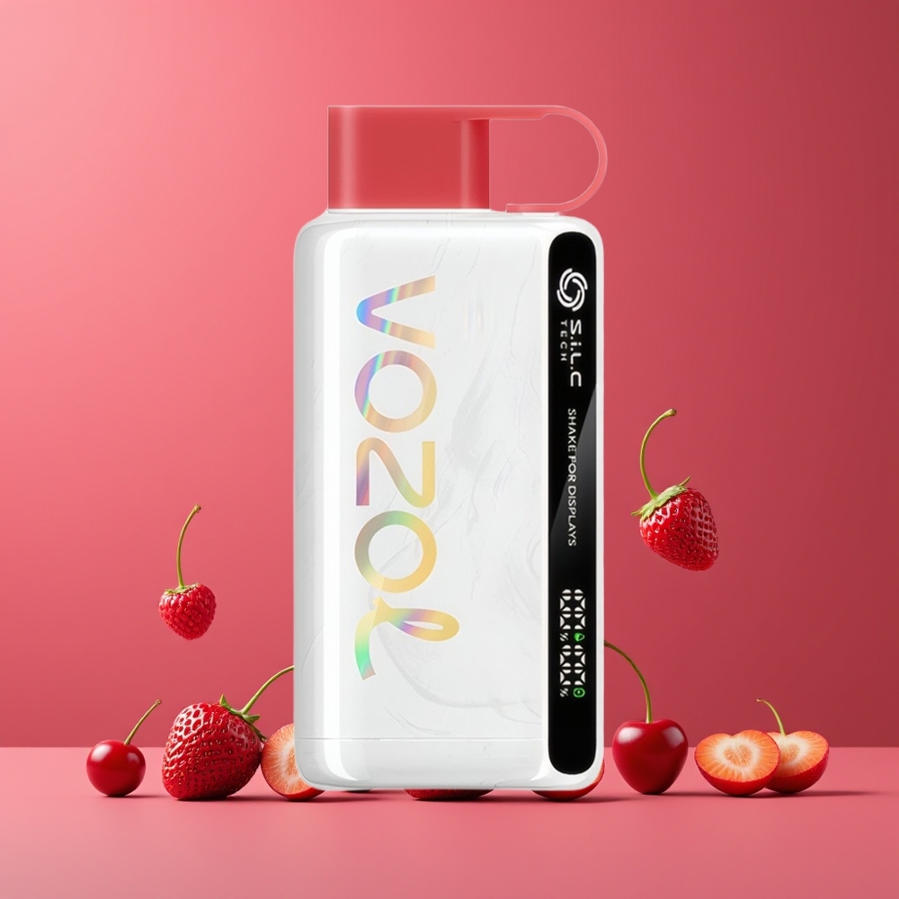 Fraise Framboise Cerise VOZOL STAR 9000/12000 Belgique Grossiste 650mAh SiLC TECH