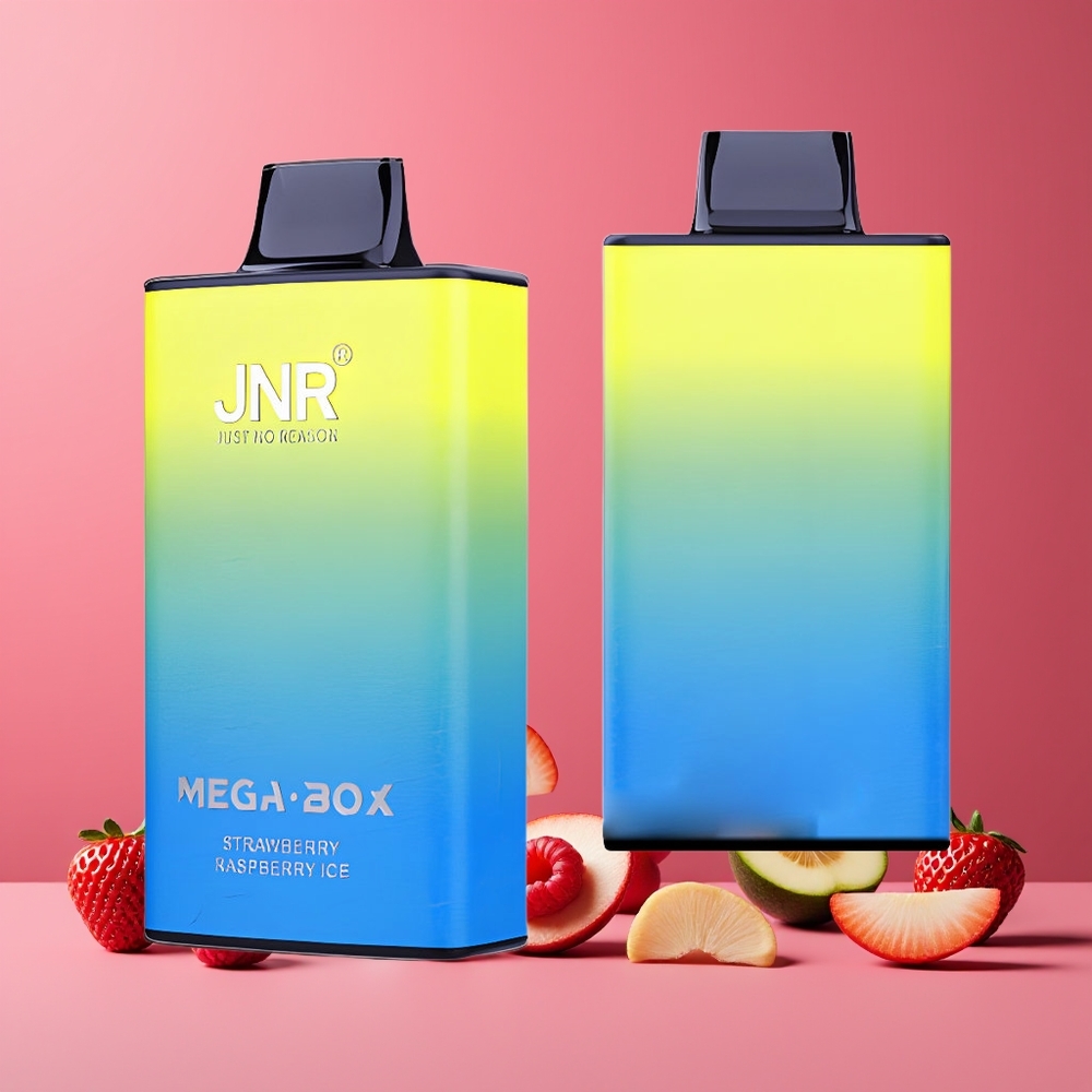 Fraise Framboise Glacée JNR Mega Box 25000 Puffs Belgique Grossiste 30ml E-liquid 850mAh