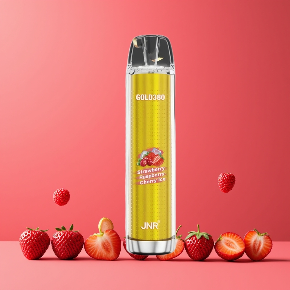 Fraise Framboise JNR Glod380 6000 Puffs Belgique Grossiste 1500mAh 13ml