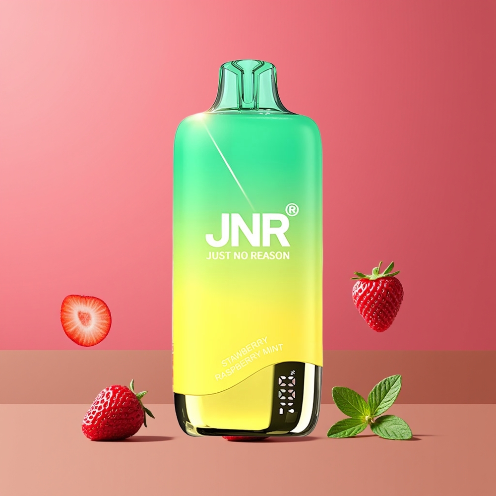 Fraise Framboise Menthe JNR Rainbow 10500 Puffs Belgique Grossiste 18ml 5
