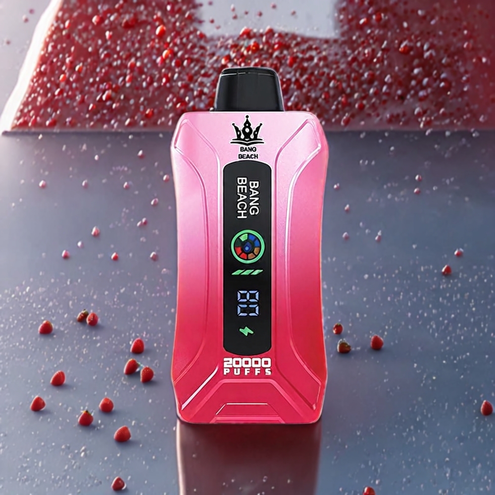 Fraise Glacée Bang Beach 20000 Puffs Belgique Grossiste 35ml Smart Screen