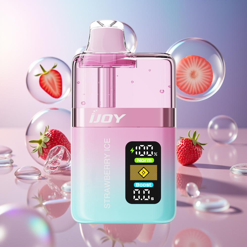 Fraise Glacée IJOY XP50000 50000 Puffs Belgique Grossiste 1000 mAh Dual Mesh