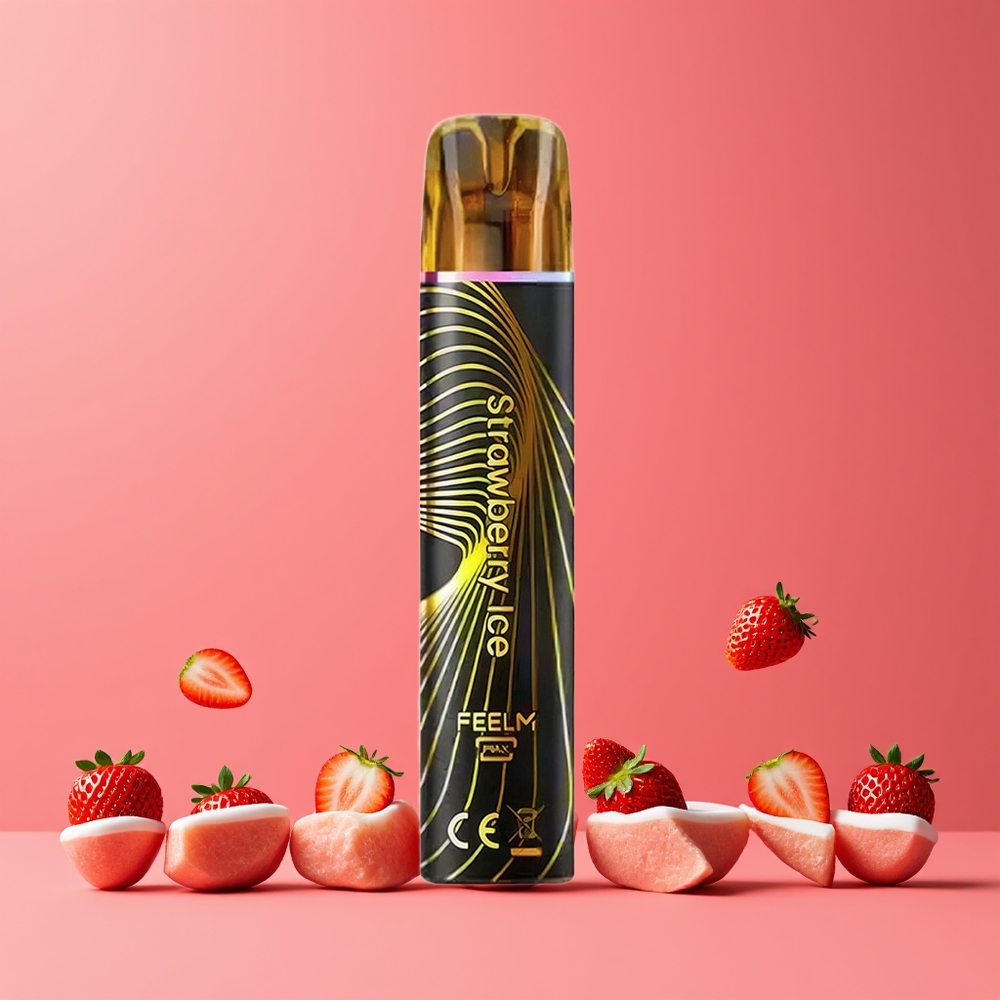 Fraise Glacée JNR BlackGolden 800 Puffs Belgique Grossiste 550mAh 2 Nicotine